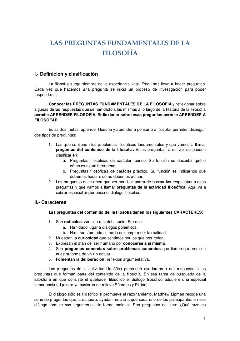 Respuestas. Cuestiones fundamentales de Metafísica